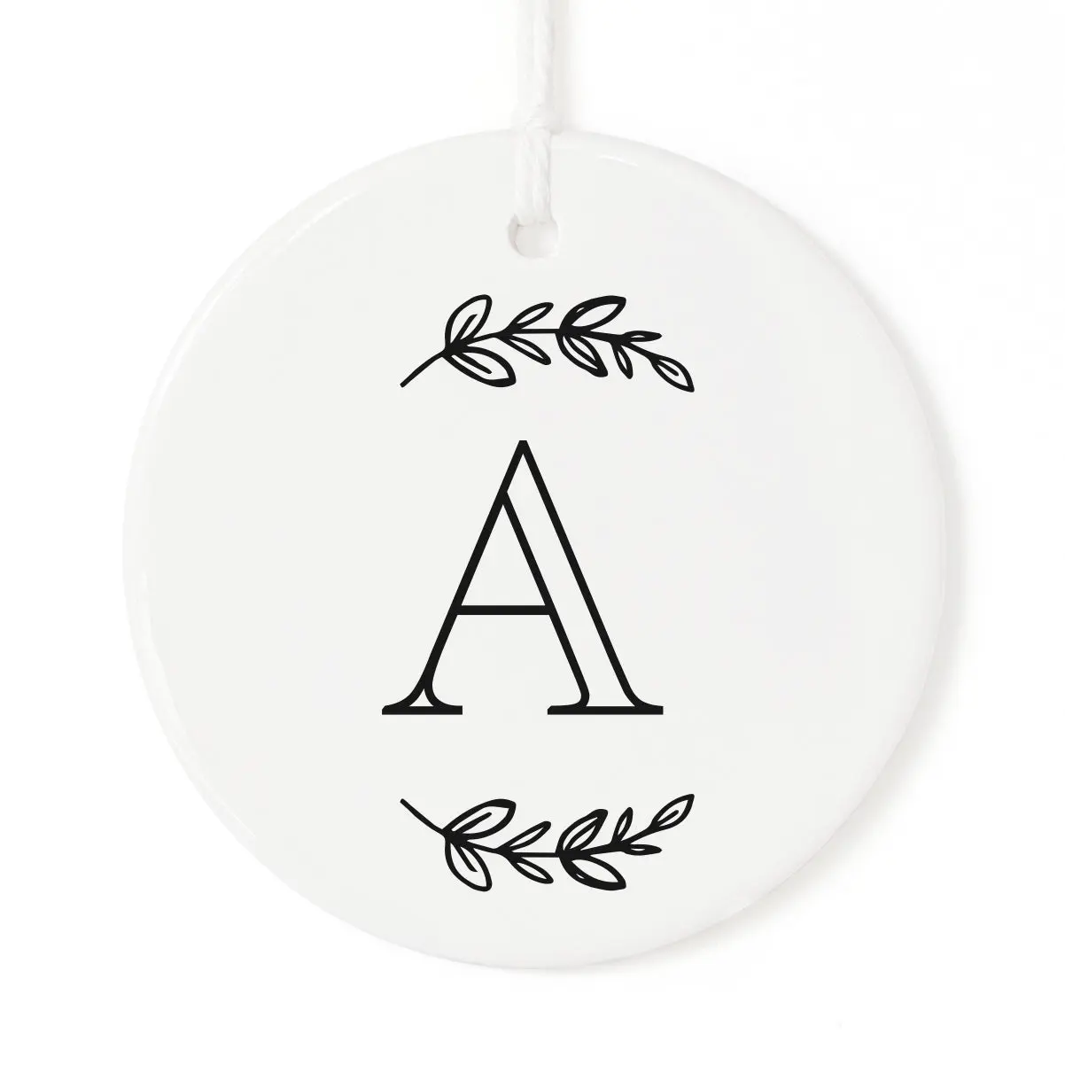 Personalized Monogram Christmas Ornament