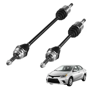 VEVOR CV Axle Shaft Assembly, 2 Pieces Front Left & Right (Driver and Passenger Side), Automotive Replacement CV Joint Axles Pair Compatible with 2009-2018 Toyota Corolla, Alloy Steel & Carbon Steel