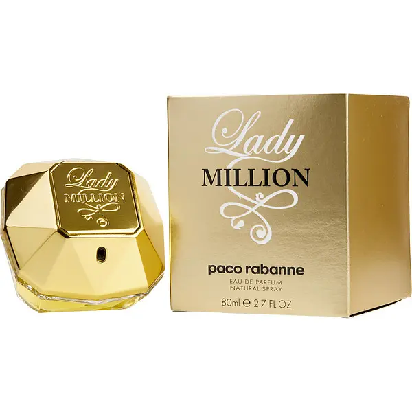 Paco Rabanne Lady Million for Women Eau de Parfum Spray, 2.7 Ounce