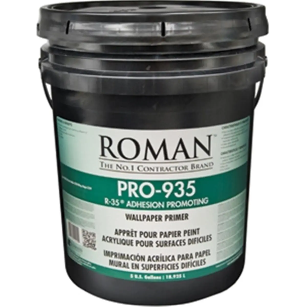 Roman Decorating Products PRO-935 5 Gallon HD Primer, Adhesive Primer, 5 Gallon Bucket