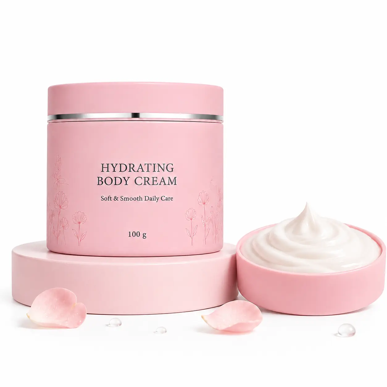 Hydrating and Nourishing Body Cream, Rich Moisturizing Cream for Soft, Smooth and Comfortable Feeling Skin, Daily Body Care