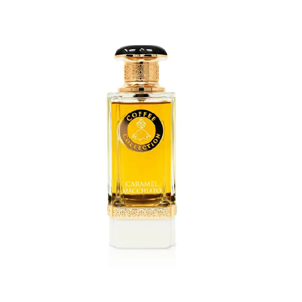 Fragrance World Caramel Macchiato Eau De Parfum, Sweet and Fruity Unisex EDP with Notes of Caramel, Vanilla & Cedar, Long-Lasting Spray, 3.4 oz, Caramel Scent, Sweetperfume