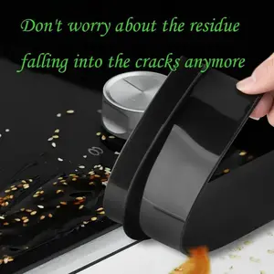 Flexible Kitchen Stove Gap Covers, Silicone Gap Fillers Between Counter and Stovetop, Oven, Washer, Dryer, Easy to Wipe
