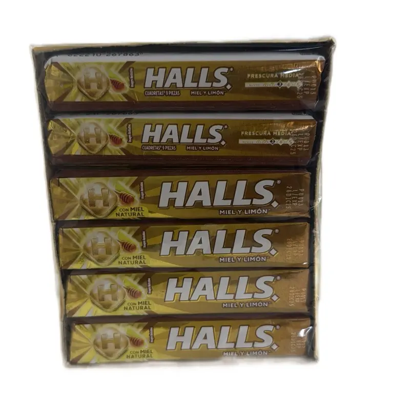 Halls Miel y Limón 12pk candy
