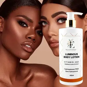 Ekla Botanics Luminous Body Lotion with Vitamin A & E, Glutathione & Lemon Oil Infused, Hydrating Formula, 400ml, Moisturizing and Nourishing Care Aloe Aloe Vera Serum Feminine Hygiene Self-Care Bundle herbal infusion limited-time other natural material