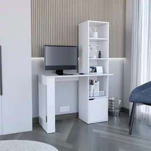 Writing Desk With Bookcase and Cabinet bedroom vanity