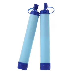 Membrane Solutions/WAKIWAKI Water Filter Straw Portable Survival Filtering System for Drinking, Hiking, Camping, and Emergency Preparedness