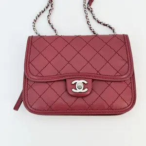 Pre-owned CHANEL calfskin Crossbody Bags 2012 2013 Mini Stitched Citizen