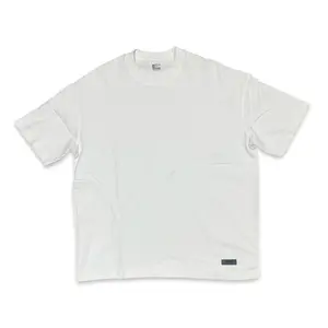 White Distressed Oversized Tee