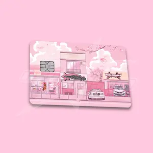 Pink Street Credit Card Skin