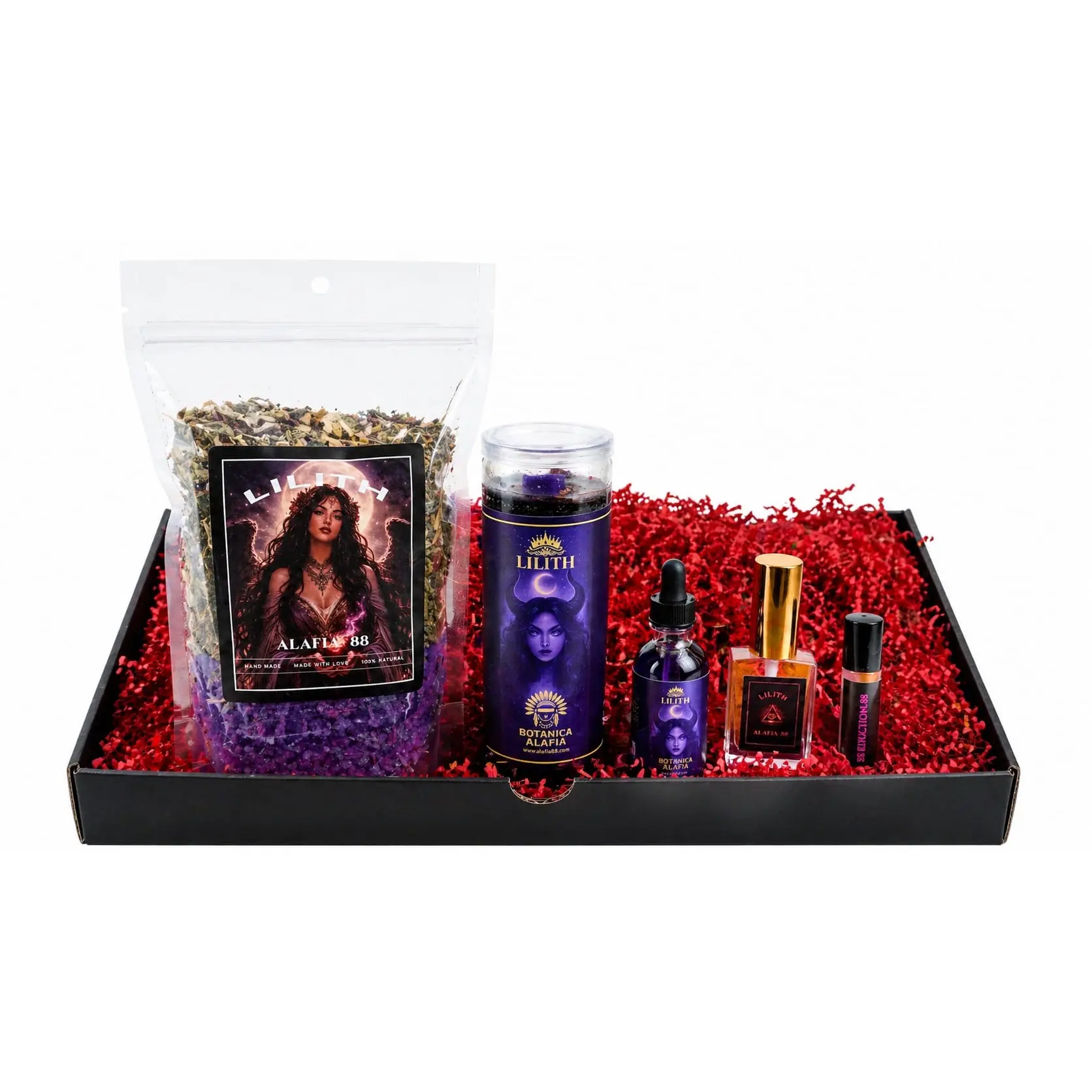 LILITH BUNDLE Aromatic Candle Gift Set – Limited Edition Decorative Bath