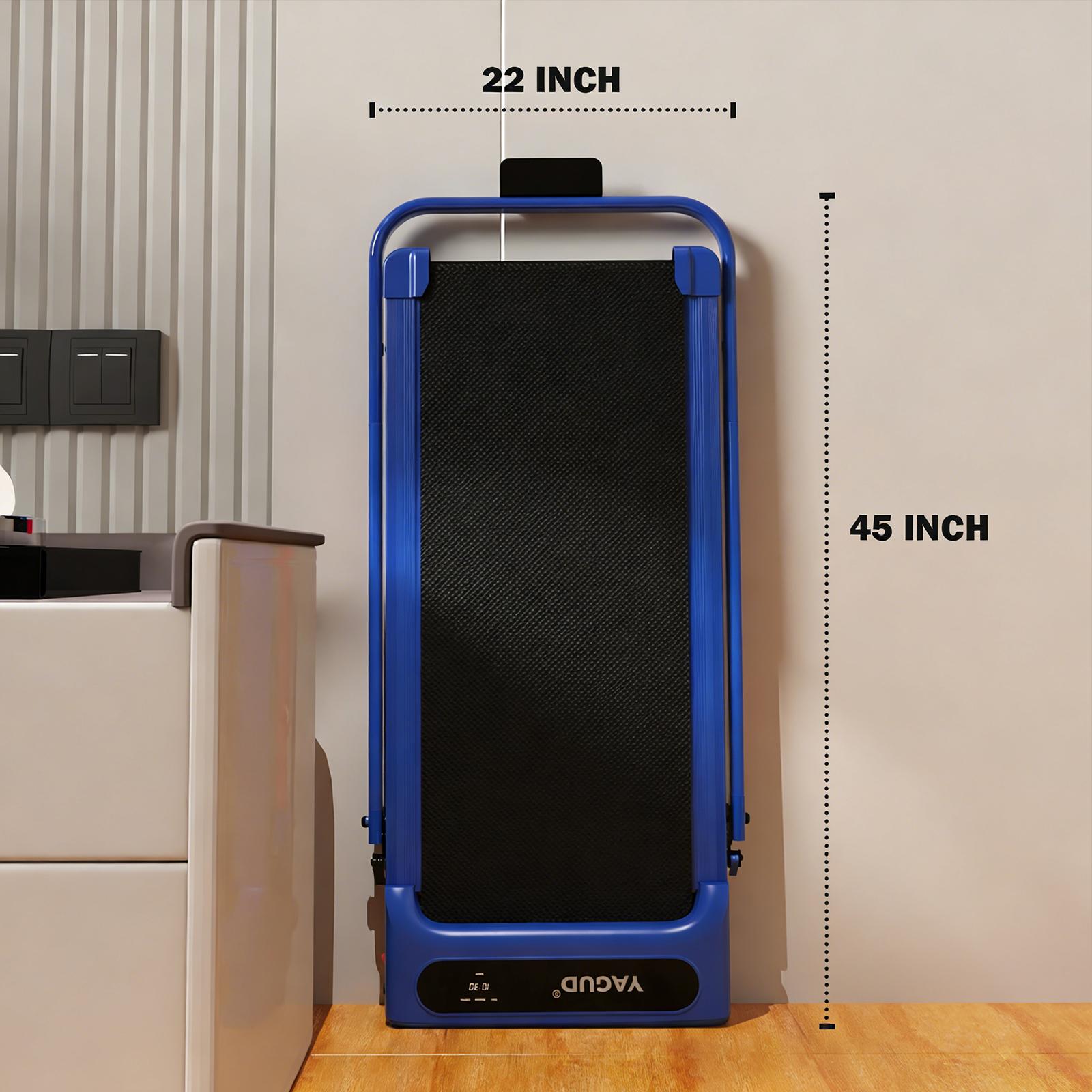 【 LIVE ONLY】YAGUD Walking Pad Treadmill with Spacious Belt, Foldable Design, 265lbs Capacity, Dual Shock Absorption, Low-Noise Motor, Remote Control & Easy-Move Wheels SpringStatements