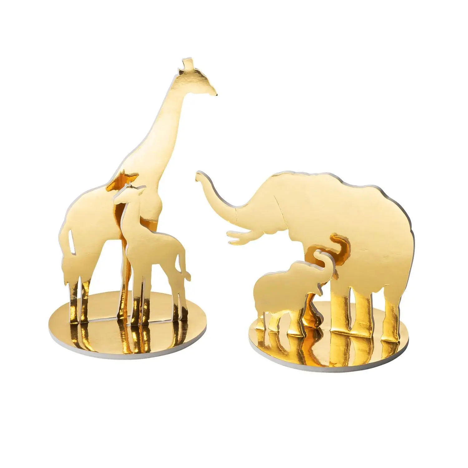 Chic Sophisticated Safari Iridescent Centerpiece Set - 2 Pc. for Jungle Themes, Mama, Mother