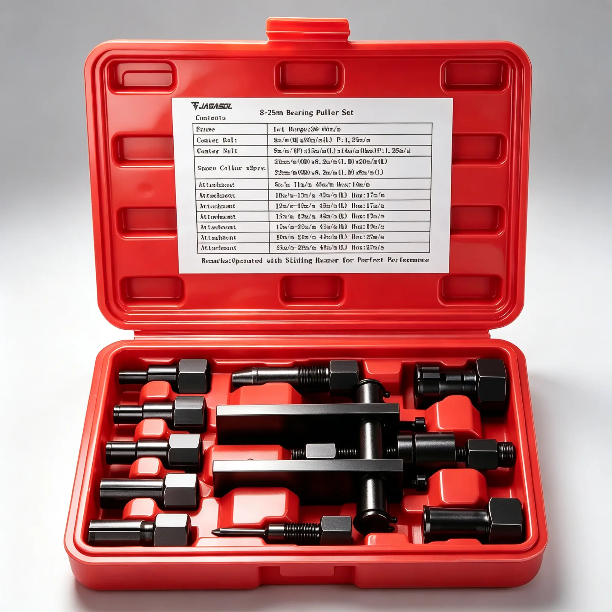 【DealsForYouDays】Bearing Puller Kit, 10 Pcs Blind Hole Bearing Puller Set, 8-25 mm/0.31-0.98 inch Motorcycle Wheel Inner Bearing Puller Tool Set