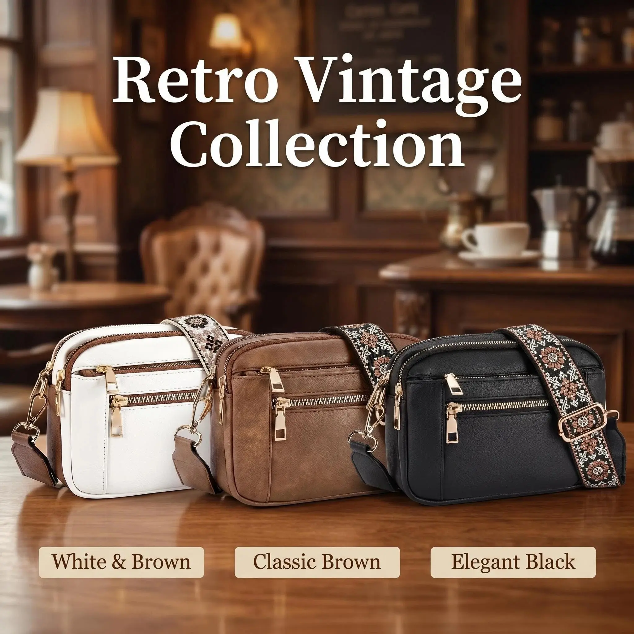 Matches Every Outfit Perfect for Commute Dating and Shopping Brown Crossbody Bag
