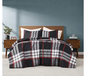Truly Soft Danbury Plaid 3 Piece King Duvet Set