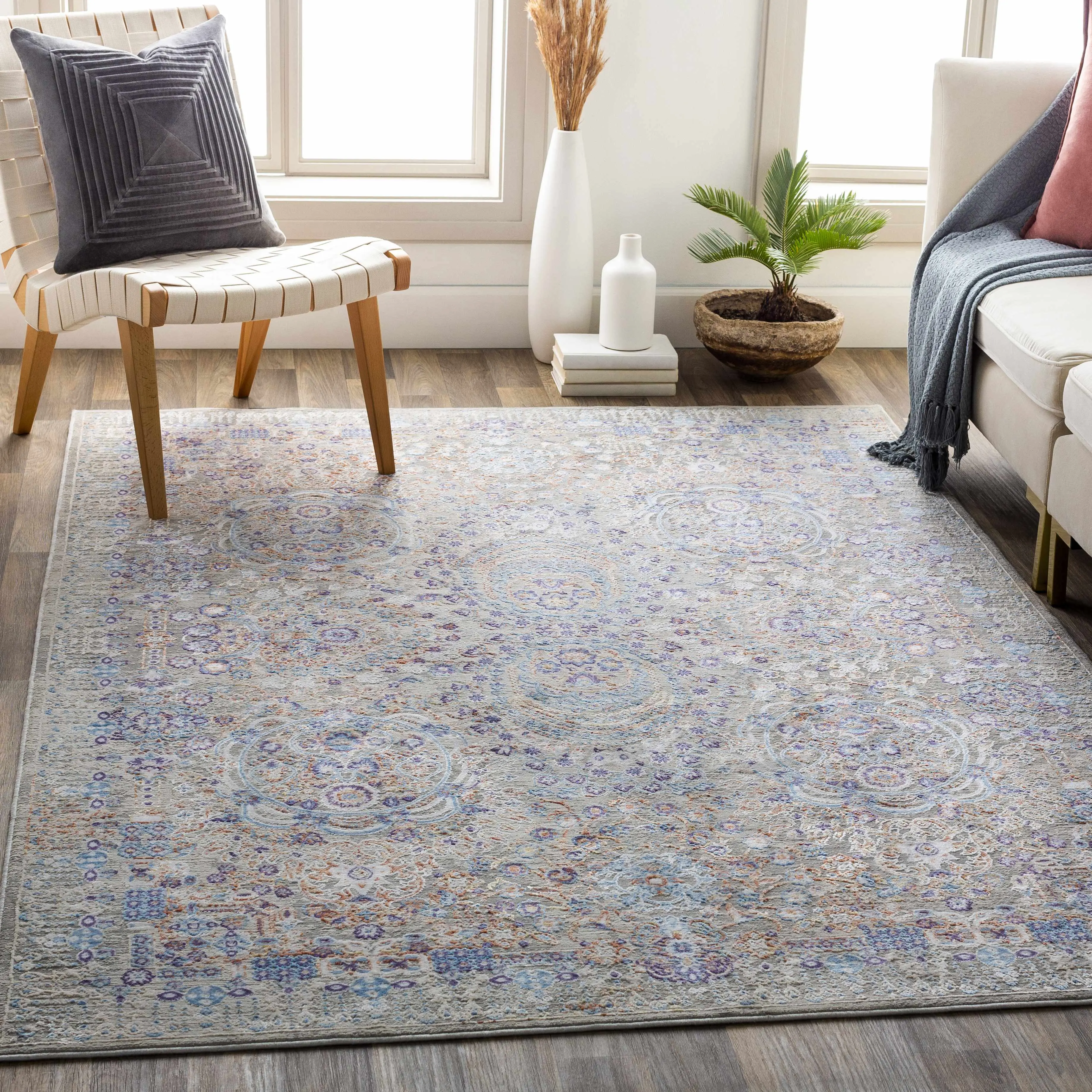 Aisha Abstract Premium Sheen Viscose Rug - Clearance Aisha Abstract Premium Sheen Viscose Rug - Clearance