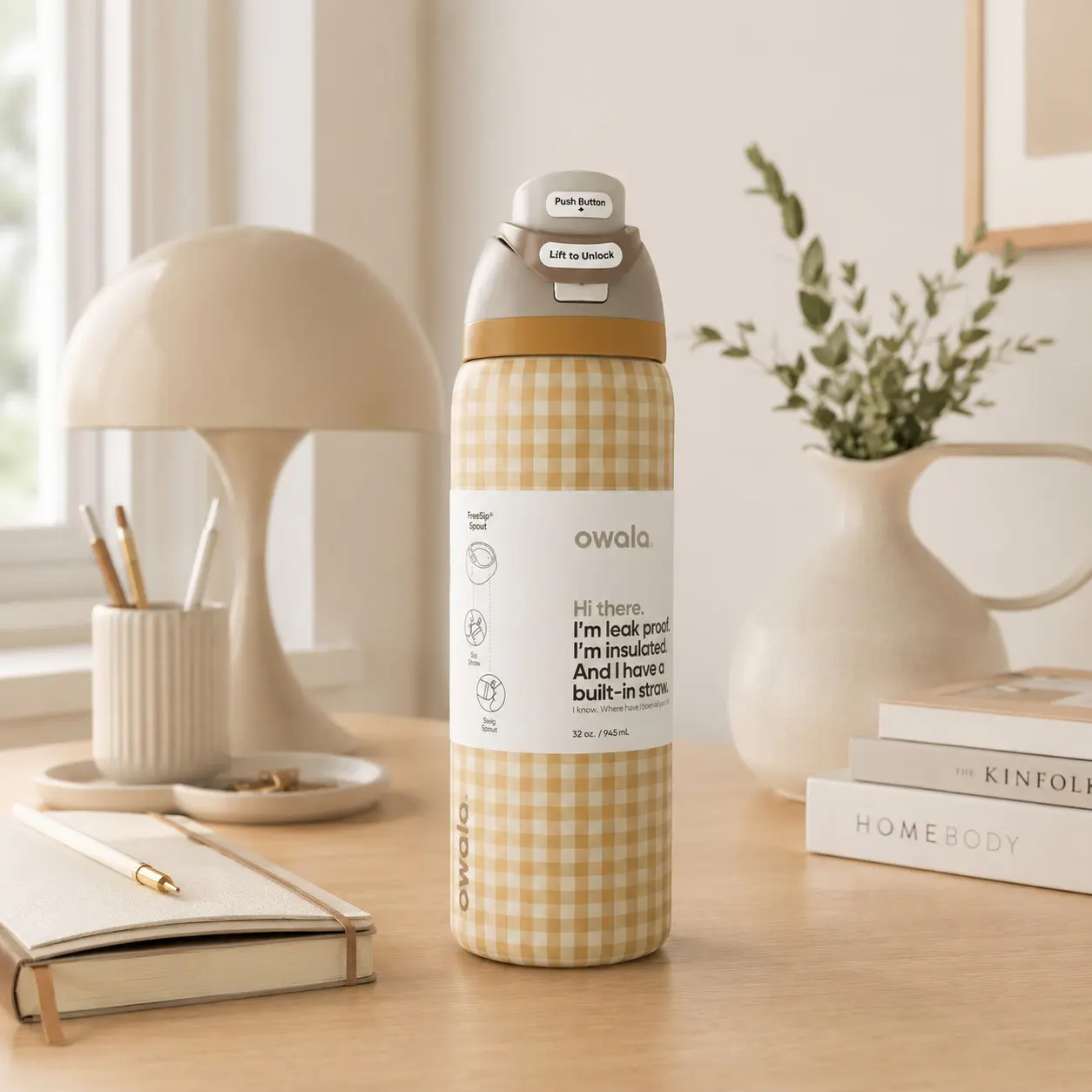 Owala 32Oz Edition Suppertime Hearth & Hand Magnolia WaterBottle