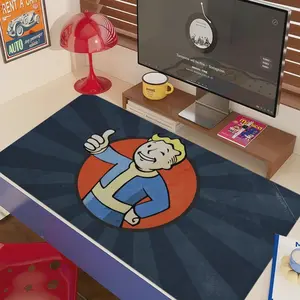 anime fallout 4 Mouse Pad non-slip Gaming Mousepad Gamer E-Sports Mouse Mat Game Mechanical Keyboard XXL Desk Mat Desk Accessories
