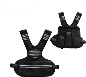 Adjustable Weighted Vest for Women, Weighted Vests with Reflective Strip and Large Pocket for Strength Training for Men & Women