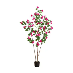 Nearly Natural 6' Artificial Miniamlist Bougainvillea Tree