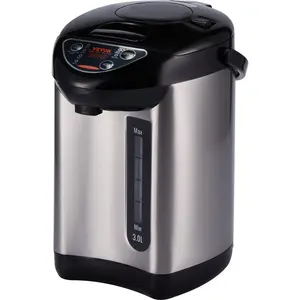 Summervibes VEVOR Hot Water Dispenser, Adjustable 4 Temperatures Water Boiler and Warmer, 304 Stainless Steel Countertop Water Heater, 3-Way Dispense for Tea, Coffee and Baby Formula, 3L/102 oz