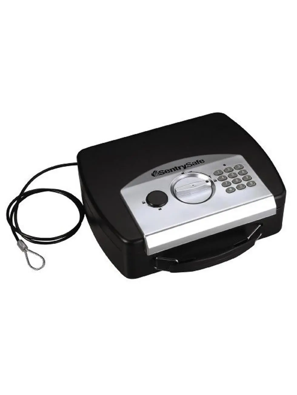 SentrySafe Compact Electronic Safe, Portable Mini Safes for Office Stationery & Valuables Storage, Security Safes, Personal-Safe Safes