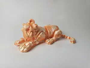 3D Printed Articulated Tiger