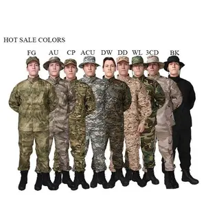 Tactical Camouflage Uniform Set American ACU Military Training Clothes War Game Fan Battle Suit Outdoor Sports Fitness Clothing