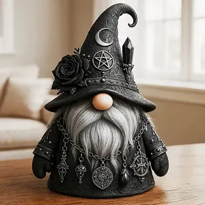 Gothic Elf Sculpture, Magically Decorated Dwarves, Elegantly Crafted Resin Figure, Decorative Figurine, Decorative Sculptures, Unique Design Features, Ideal for Home Décor, Home Decor Statue, Statue Figurines