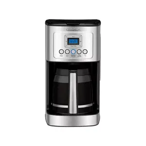 Cuisinart 14-Cup Coffee Maker, Programmable PerfecTemp Glass Carafe Coffee Machine with 1-4 Cup Setting, Brew Strength Control and Brew Pause, Stainless Steel, DCC-3200NAS