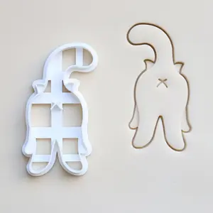 cat mold,Cat Butt Cookie Mold, Printed Biscuit Cutter, Cute Kitchen Tool, Baking Tools, Perfect for Baking Lovers, Fun Gift Idea