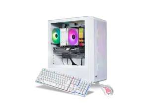 Thermaltake LCGS Quartz R66 Gaming Desktop (AMD Ryzen 5 5600, ToughRam DDR4 3600Mhz 16GB RGB Memory, AMD Radeon RX 6600, 1TB NVMe M.2, Wifi, Windows 11) S2QT-B550-R66-LCS