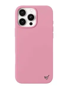 Wildflower Cases - Pink, Limited Edition MagSafe iPhone Case | Durable Protection Silicone Cute Aesthetic Trendy Gift Magnet Durability Protective Cover Protector Custom
