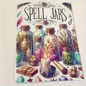 Magic Spell Jar Guide Book, Practical Manual for Modern Witchcraft and Wicca, Energy Jar Making for Specific Intentions