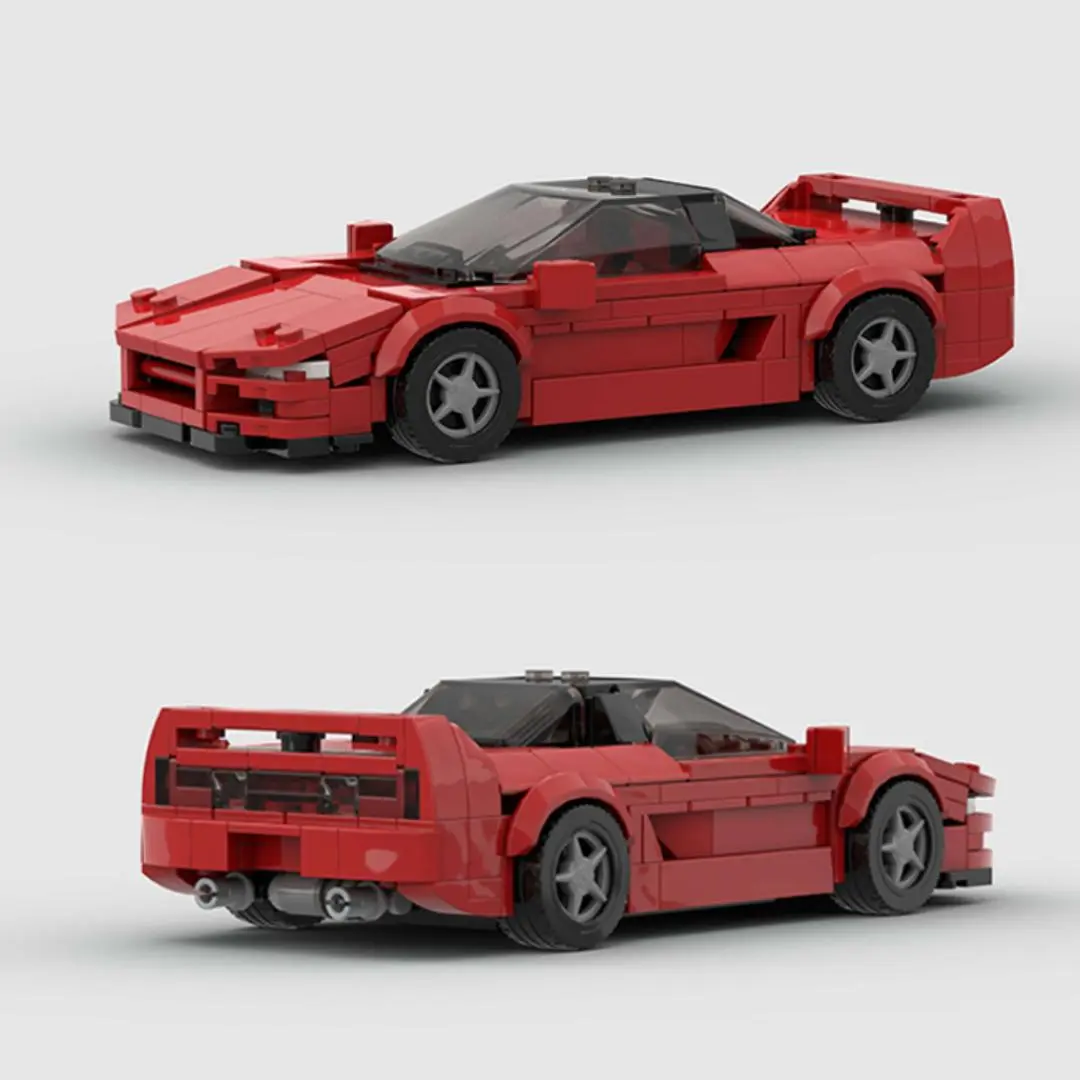292pcs Super Car Racing Building Block Model Set, Creative Building Set, Collectible Construction Set, Buildable Blocks Kit, Stem Educational Toy, DIY Adult Assembly Kit, Gift for Birthday, Christmas, Graduation