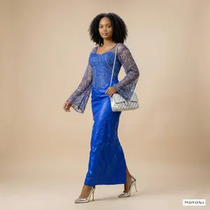 The Dignity Sapphire Radiance Gown