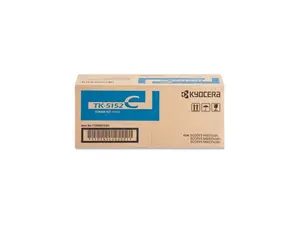 Cyan Toner Cartridge for Kyocera TK-5152C ECOSYS M6035cidn, ECOSYS M6535cidn, ECOSYS P6035cdn, Genuine Kyocera Brand