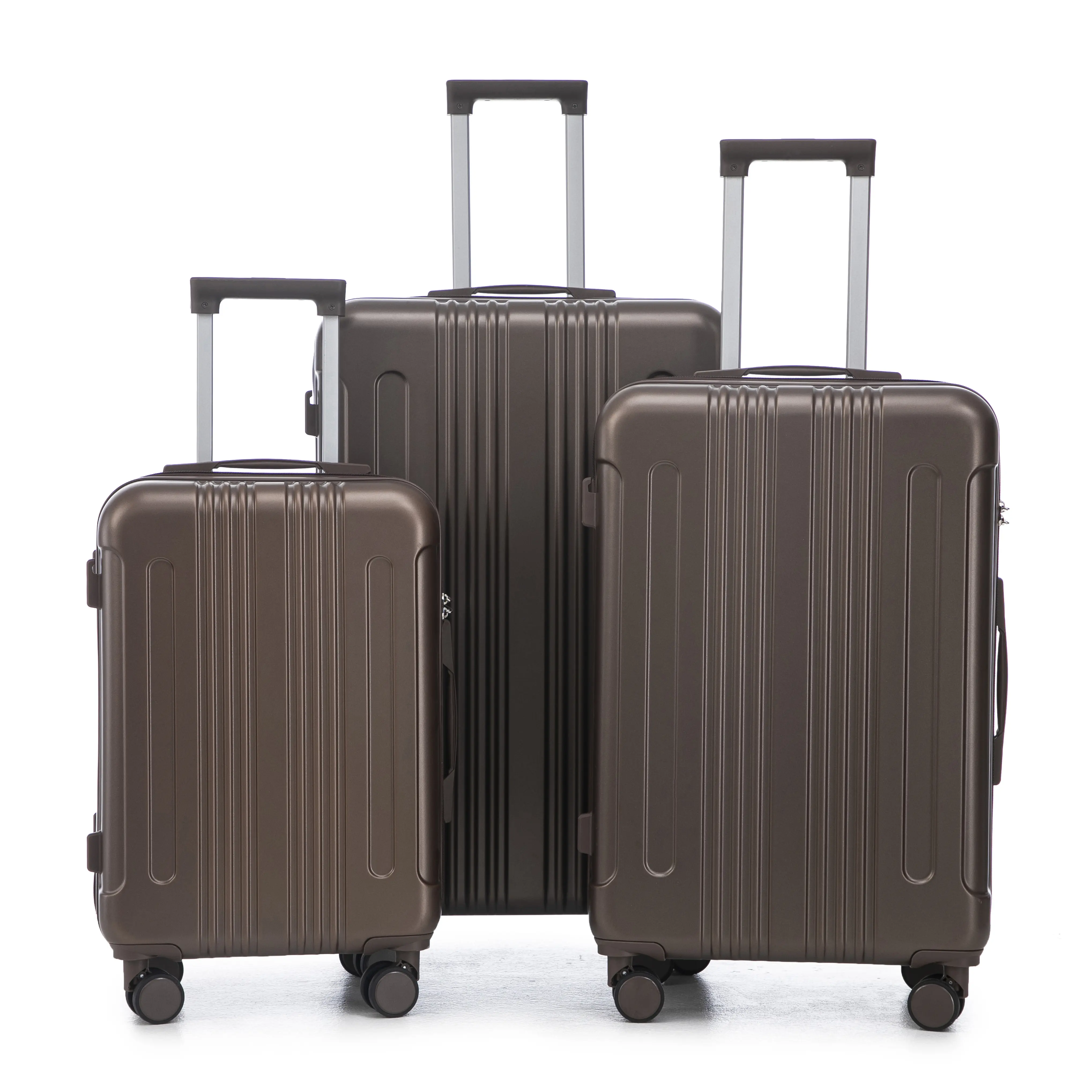 Luggage Sets, 3-Piece Durable Protective ABS 4-Wheel Spinner with TSA Lock, 20/24/28 Inch Lightweight Hard Shell Checked Luggage for Holiday Travel, Abs Checked Luggage carry-on school suitcase suit case