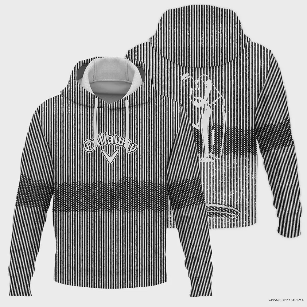 Special Parallel Lines Pattern Hoodie Shirt Callaway Classic Pullover Hoodie For Men, Gift For Dad, Sport Shirts, Trendy Gift
