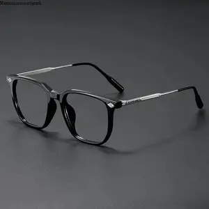 TR90 Ultra-Light Anti Blue Light Blocking Glasses | Fashion Square Plain Frame Design | Effective Eye Strain Relief Eyeglasses | Comfortable Stylish Eyewear for Home, Office, Parties & All Outdoor Occasions