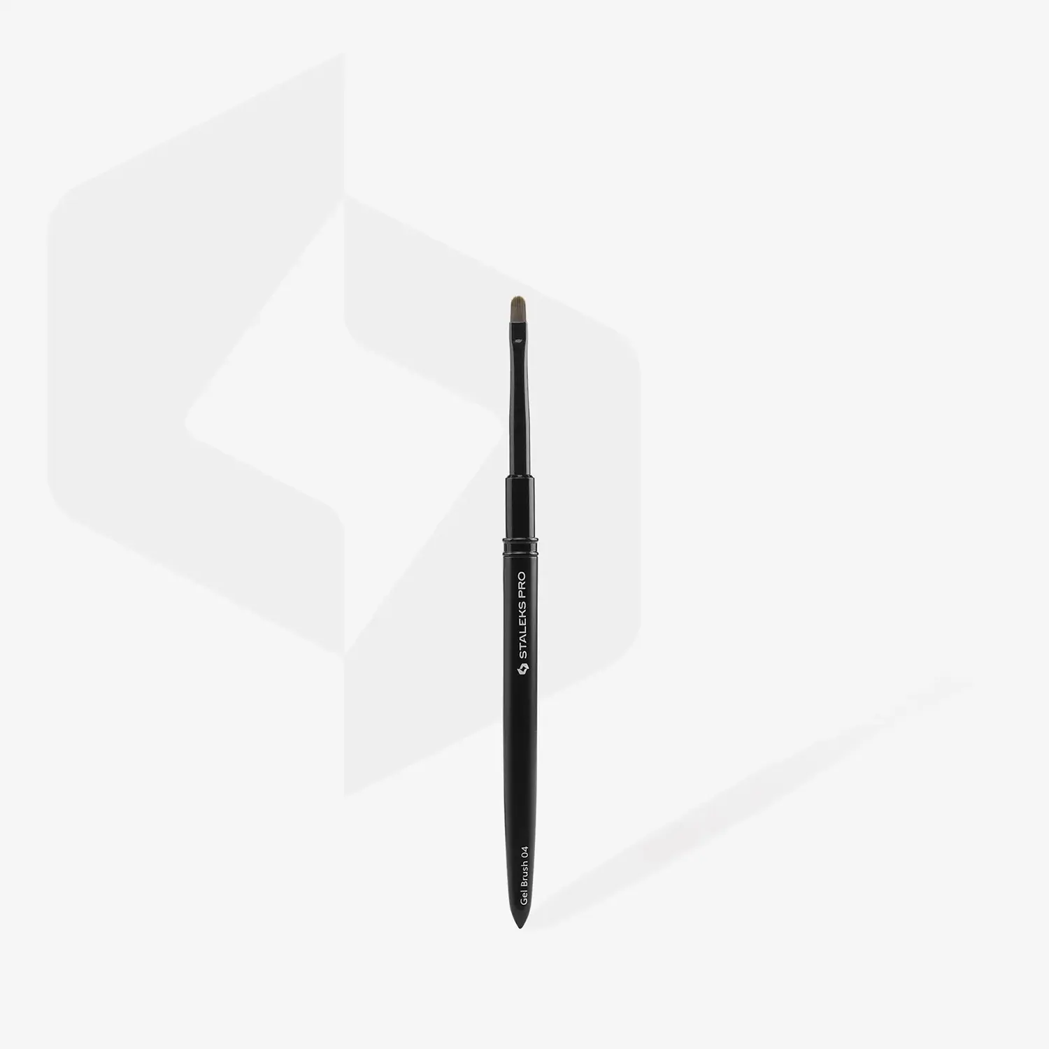 STALEKS EXPERT 04 Gel Brush – 4mm Oval Synthetic Nail Brush for Smooth Gel Application