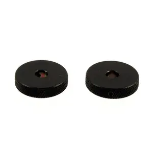 Allparts Black Roller Knob Set (2 pcs)