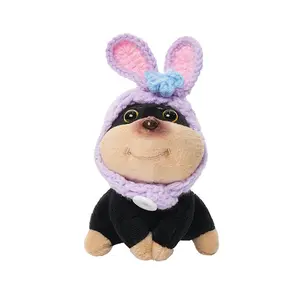 Cute Plush Car Dashboard Decor, Puppy Ornament for Car Screen, Kawaii Car Interior Decoration, Adorable Vehicle Accessory
