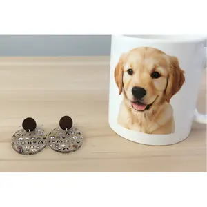 Earrings - Dog faces studs