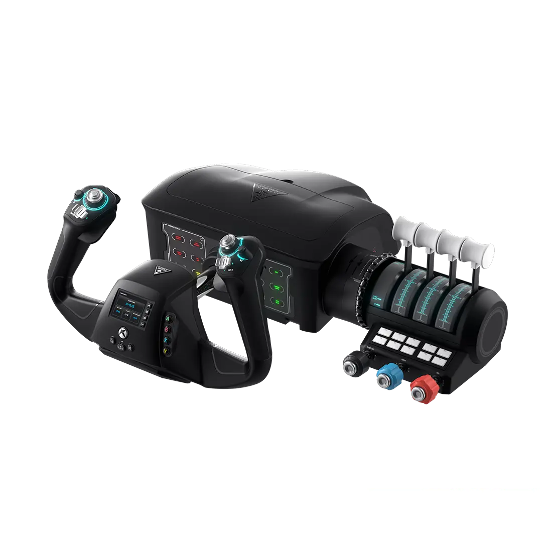 Turtle Beach VelocityOne Flight Universal Control System - Yoke Handle, Throttle Quadrant, Trim Wheel & Rudder Controls