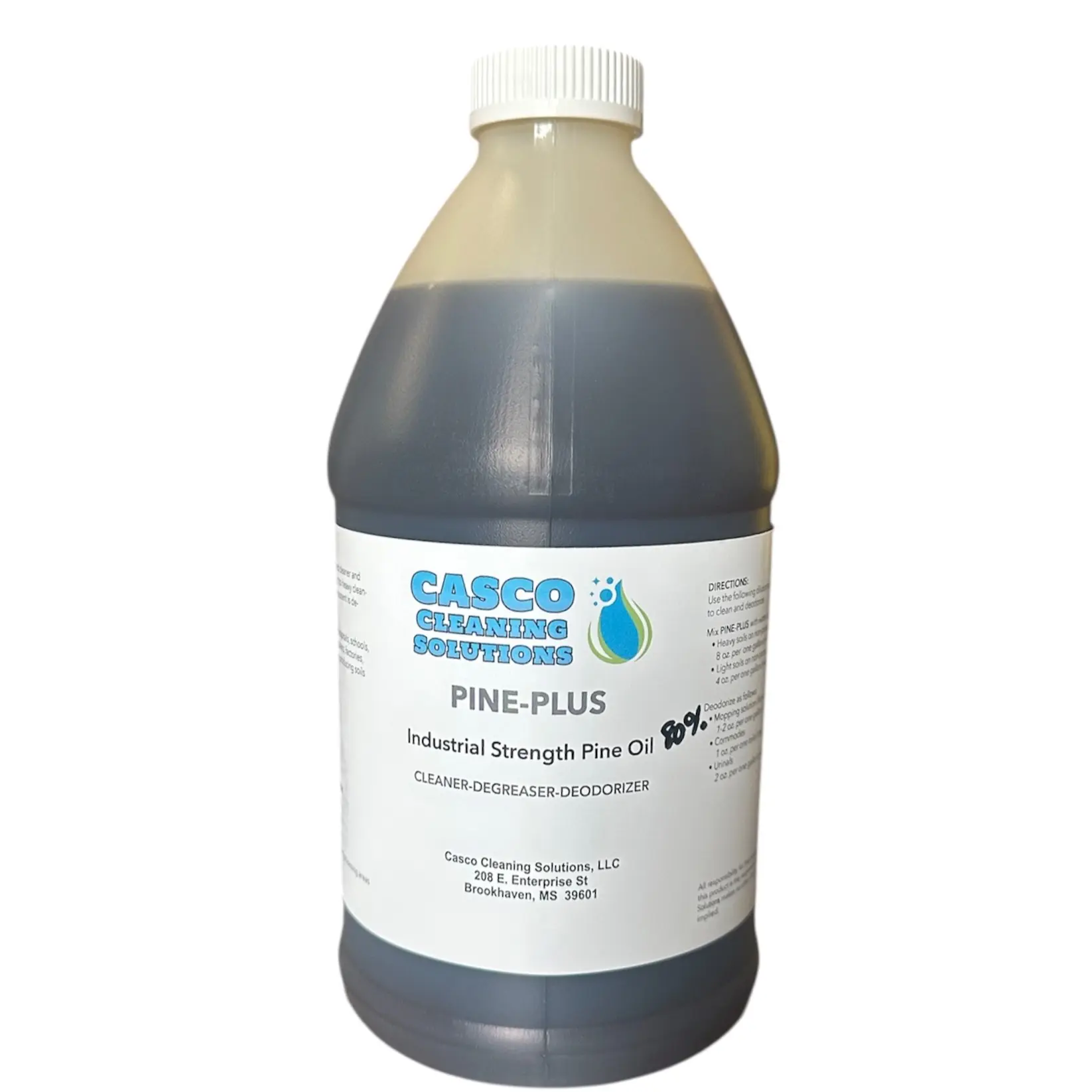 80% - Half Gal - Casco Cleaning Solutions Pine Plus with Pine Oil.