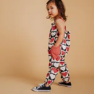 Strappy Jumper - Heart Check Print