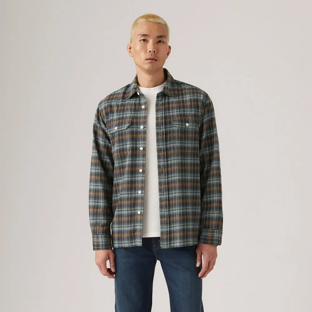 Levi's Men's Worker Standard Fit Long Sleeve Button-Down Shirt
