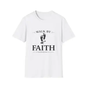 Unisex T-Shirt Christian Faith Scripture Spiritual Graphic Soft Lightweight Breathable Cotton